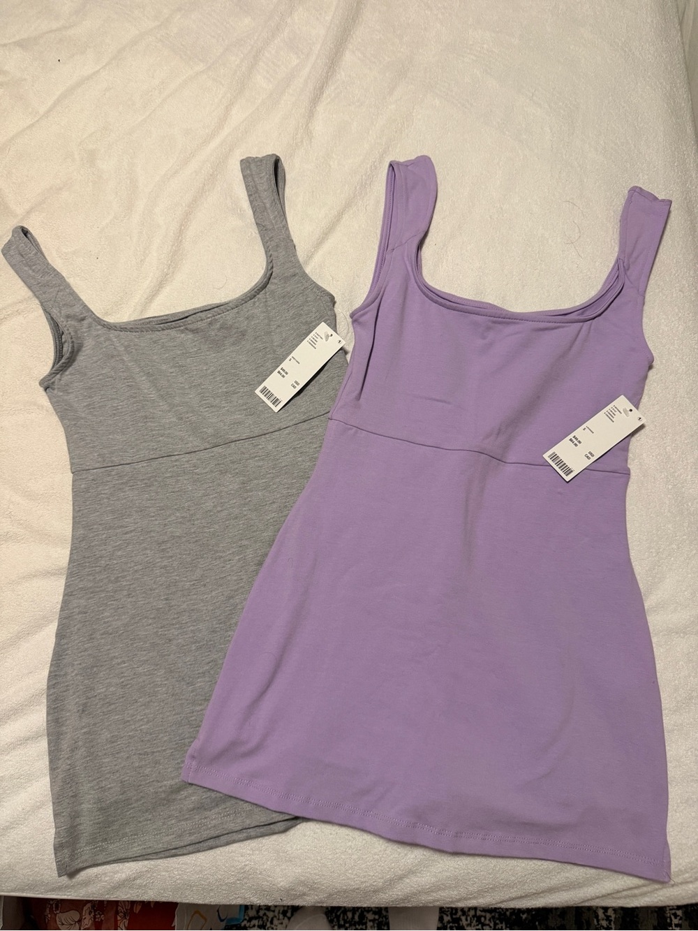Urban outfitters out from under dresses with built in shorts - Gray & Lavender